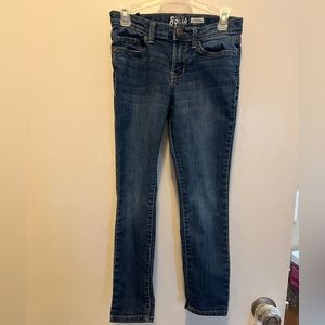 Kid Fit Super Skinny Leg Marine Blue Wash Jeans Size 7